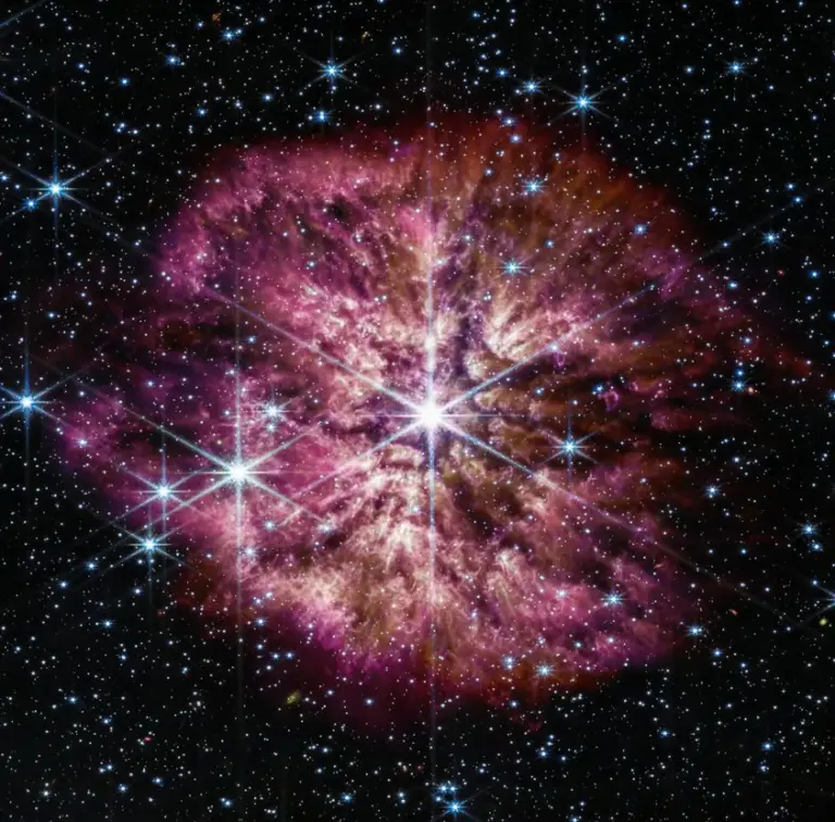 Read more about the article Webb’s stunning image of a super bright, massive Wolf-Rayet Star