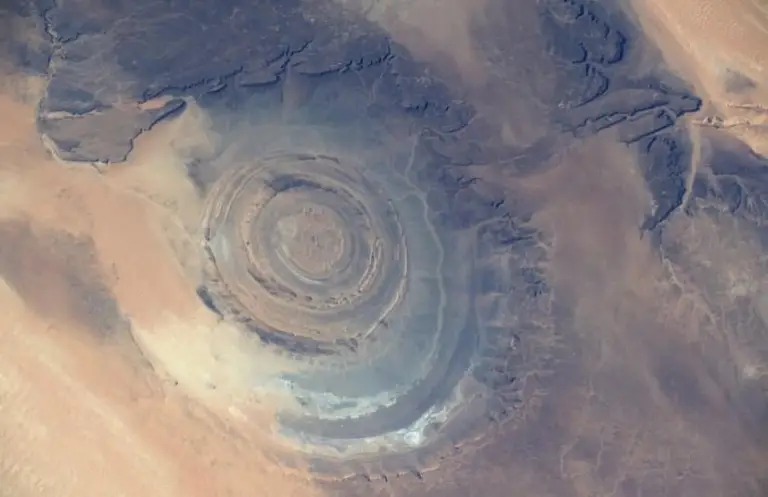 Read more about the article Very beautiful view of Richat Structure captured by ISS