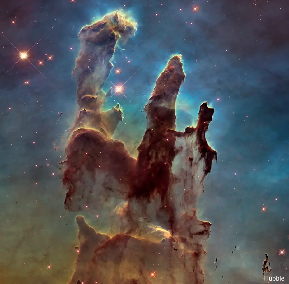 The Pillars of Creation at its best view