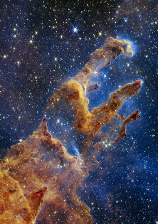 The Pillars of Creation at its best view