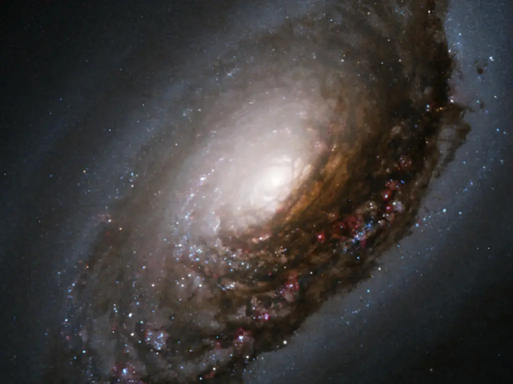 The Black Eye Galaxy aka Evil Eye Galaxy - Earth In Web